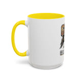 GMP ‘God Money Power’ Accent Coffee Mug - Bold Eagle Graphic 11/15oz