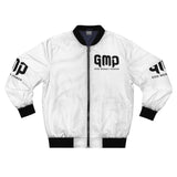 GMP 'God Money Power' Bomber Jacket — Bold White Logo Streetwear