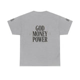 God Money Power T-Shirt — Bold Faith & Hustle Graphic Tee