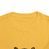 Toddler Tee — Tiger Face "God Money Power" Graphic
