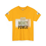 God Money Power Graphic Tee