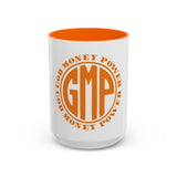 Money Power Circle Accent Coffee Mug — GMP Retro Logo 11/15oz
