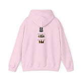 God Money Power- King Crown Hoodie — Vintage Lion & Regal Emblem Graphic