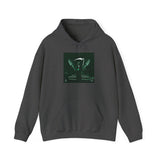 Angel Of Death Hoodie — Dark Green Guardian Graphic Pullover