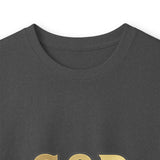 God Money Power Long Sleeve Tee — Inspirational Faith & Wealth Graphic Shirt