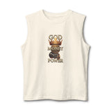 God Money Power Muscle Tank — Bold Faith & Hustle Graphic Tank Top