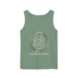 GMP Monogram Tank Top — Gold Metallic Circle Logo