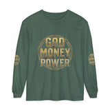 God Money Power Long Sleeve T-Shirt