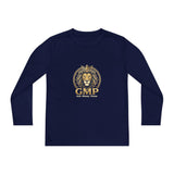 Youth Long Sleeve Tee — Gold Lion 'GMP' Athletic Team Shirt