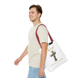 GMP 'God Money Power' Floral Cross Tote Bag