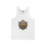God Money Power Tank Top — Vintage RPG Emblem Graphic Tank