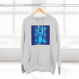 Hoodie - 'God Money Power' Graphic Fleece Pullover