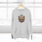 Hoodie — 'God Money Power' Vintage Emblem Fleece Hoodie