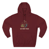 God Money Power Hoodie — Motivational Faith & Wealth Graphic Hoodie