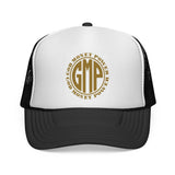 GMP Gold Logo Trucker Cap – God Money Power Mesh Hat