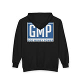 GMP "God Money Power" Zip Hoodie — Logo Full‑Zip Sweatshirt