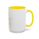 Coffee Mug — G.M.P. (God Money Power) Gold Accent Ceramic Mug