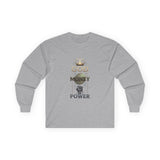 God Money Power Long Sleeve Tee — Faith & Ambition Graphic Shirt
