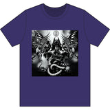 Angel Of Death Edition #2 T-Shirt Purple Cotton Shirt