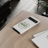 Phone Case — "God Money Power" Inspirational Religious Design