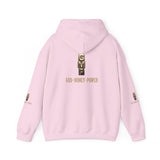 God • Money • Power Hoodie — Gold Block Logo Pullover