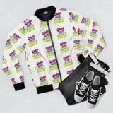 Bomber Jacket — Allover "GMP God Money Power" Retro Logo
