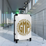Suitcase — God Money Power (GMP) Monogram Carry-On Luggage