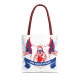 Tote Bag — Patriotic 'God Money Power' Religious Graphic Tote