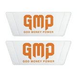 Men's GWP Logo Slide Sandals — Removable Strap White Pool Slides