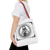 Tote Bag — "God Money Power" Retro Saint Graphic Tote