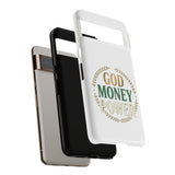 Phone Case — "God Money Power" Inspirational Religious Design