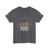 GMP GOD Money Power Tee — Bold Faith & Prosperity Graphic T-Shirt