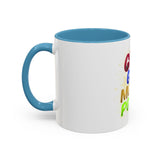 GMP God Money Power Accent Coffee Mug — Colorful Motivational Tea Cup (11/15 oz)