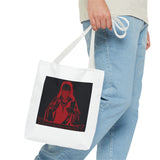 Red Occult Saint Tote Bag – Gothic Graphic AOP Tote