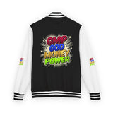 Letterman Jacket — GMP Good Money Power Colorful Splash Varsity Coat