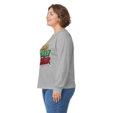 Long Sleeve Tee — 'God Money Power' Bold Graphic Spiritual Streetwear