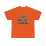 God Money Power Graphic Tee — Faith & Hustle Christian T-Shirt