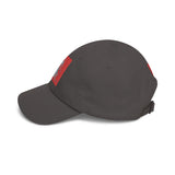 Dad Cap with Red Retro Santa Embroidered Patch