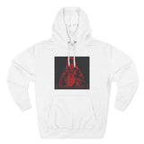 Red Devil Graphic Hoodie — Vintage Occult Illustration Sweatshirt