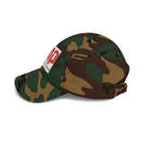 God Money Power Dad Cap – White Embroidered GMP Baseball Hat