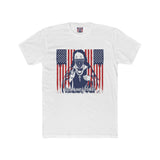 Patriotic Bandana Skull Tee – "Made America Stronger" Graphic T-Shirt