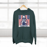 Patriotic 'God Money Power' Hoodie — Americana Flag Graphic Fleece Hoodie