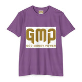 GMP "God Money Power" Graphic Tee — Bold Faith & Wealth Statement Shirt