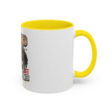 GMP ‘God Money Power’ Accent Coffee Mug - Bold Eagle Graphic 11/15oz