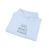 Hoodie — "God Money Power" Chrome Text Pullover