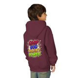 Youth Hoodie — GMP God Money Power Rainbow Graphic