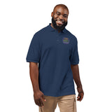 Embroidered Floral 'Love Grows' Polo Shirt