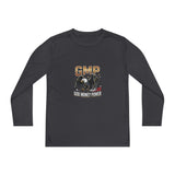 Youth Long Sleeve Tee — GMP (God Money Power) Eagle Graphic