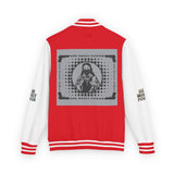 Letterman Jacket — 'God Money Power' Graphic Varsity Jacket