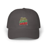 Dad Cap — God, Money, Power Graphic Embroidered Hat